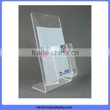 Durable hot sale promotion pocket acrylic brochure holder