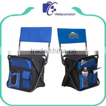 Functional custom insulated thermal folding chair with cooler bag                        
                                                                                Supplier's Choice