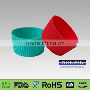 Bpa Free and Reusable Silicone Coffee Cup Sleeves photo-4