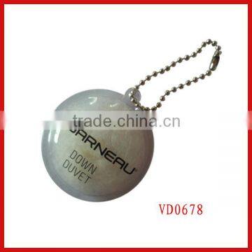 Custom Soft Plastic Material Square Down Jacket Feather Label photo-5