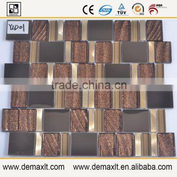 China Aluminum design glass mosaic patterns