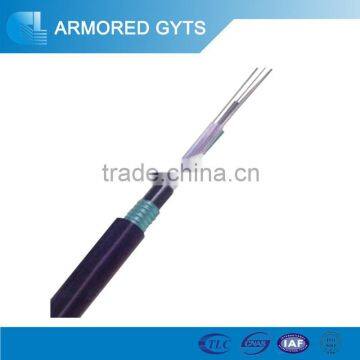 GYTS Outdoor direct buried armored 24 Core g652d fiber optic cable GYTS