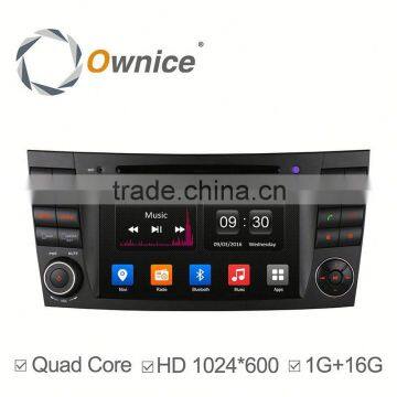 Ownice factory price quad core Android 4.4 Auto GPS navi for Benz W211 E220 E240 E-Class with RDS support dvr ipod