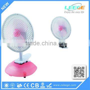 FJ-15A 4'' small low price usb table clip fan low power consumption fan