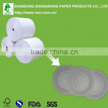 single side pe coated paper for making paper plates