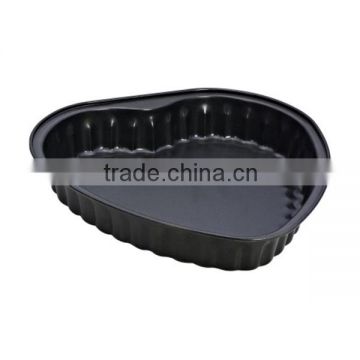 non-stick carbon steel heart shape cake mold