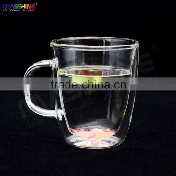Double wall Glass With Handle