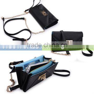 Fashion clutch bag for smart phone combines phone case and handbag