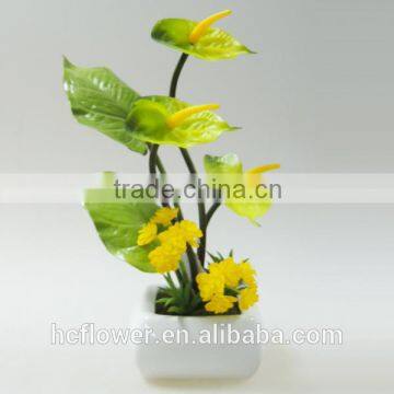 new design artistic pot flower anthurium