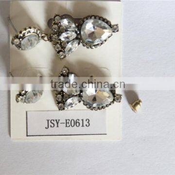 Hot Sell Good Quality Crystal Stainless Steel Earrring