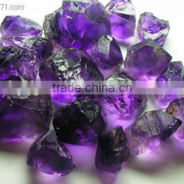 wholesale high quality pretty purple crystal original stone