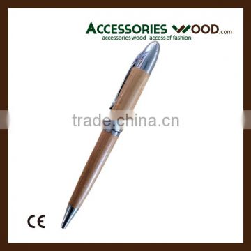 Special top of Wooden Ballpoint Pen with different wood materials