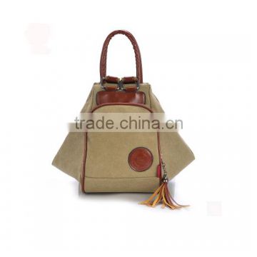 New Fashion foldable canvas packback/handbag/tote bag