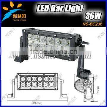 7.5 Inch 36W Led Light Bar ,Flood/Combo Mixed Light Bar,Aluminum Waterproof Led Light Bar For Truck ATV SUV 4WD Offroad