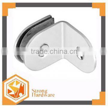 GB-03E L shape bathroom glass clamp Satin/Polish finishing Sus201/304/316 shower glass door clips 6-12mm glass connector