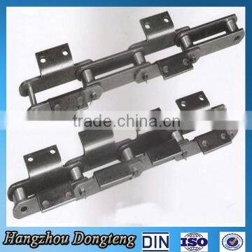 Double Pitch Conveyor chain with double attachment For machine