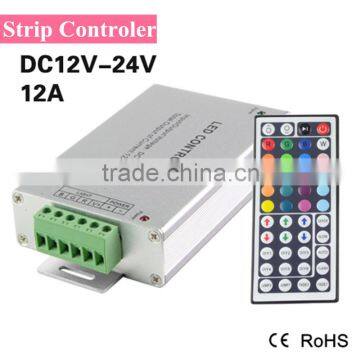 12V-24V DC 12A 144W 44Key LED IR Remote Controller for RGB LED Strip 5050 3528 Led Driver