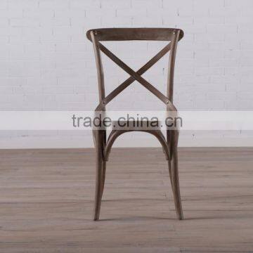 Best Sell Cheap Wooden Cane Cross Back Dining Chair Home Furniture