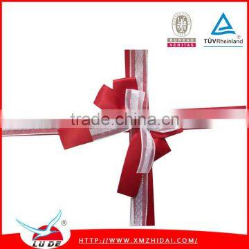 Gift Packing Use Red Pre Tie Hair Satin Ribbon Bow photo-5