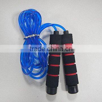 High quality plastic skipping rope/Eva foam skipping rope wholesale