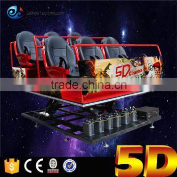 Electric, Hydraulic System 5d Cinema--Movie Simulator,6/8/9 Seats 5d Cinema