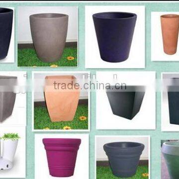 Outdoor garden plastic flowerpot mold