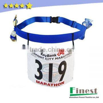 Race number belt for Traithlon, custom printing 25*860mm elastic belt