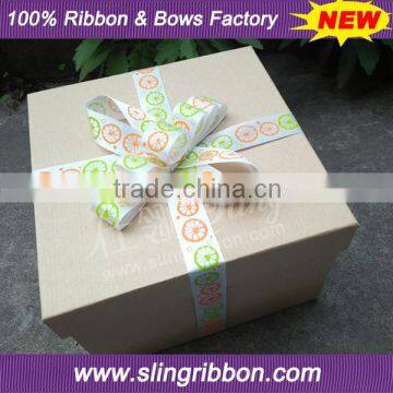 2016 New Design Custom Satin Ribbon Pre-made Bow Tie Packaging box