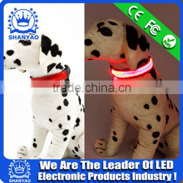 2015 Hot Selling LED Reflective Electric LED Dog Collar With LED Light