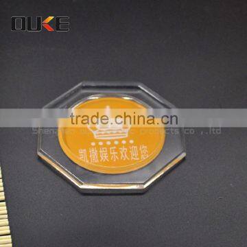 promotion custom high quality acrylic coaster