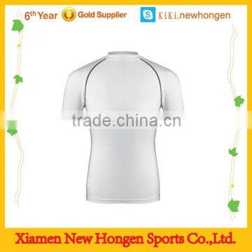 Compression sublimation t shirt, Tights fit Men Short sleeve t- shirt design, plain white t-shirt