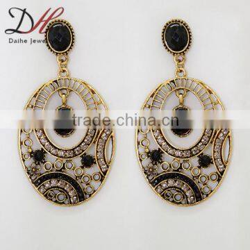 Beautiful Bohemian Fashion Popular Colorful Beads Tassel Charm Earrings Jewelry