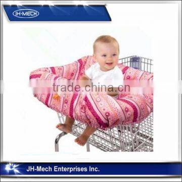 Customized cotton padded shopping cart covers for baby