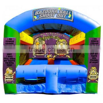 Inflatable Bazooka Ball Zombie Shoot Out Shooting Gallery