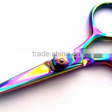 Rainbow fly tying Razor scissors 4"