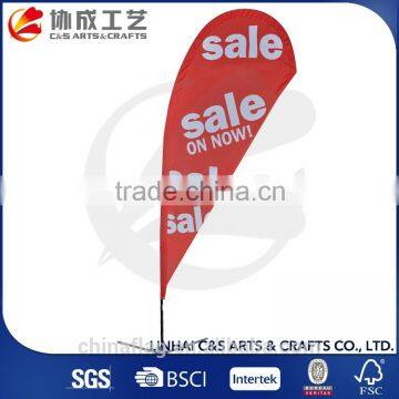 Nylon Custom Teardrop Flag And Banner