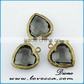 High Quality Cheap Price Grey Color Stone Pendant for Jewelry Making