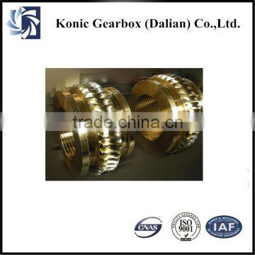 New series 45# steel OEM customized worm gear for gearbox speed reducer parts for sale in Dalian