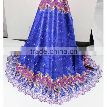 2016 Haniye high quality embroidery women's bazin riche fabric,georges nice Lady dress