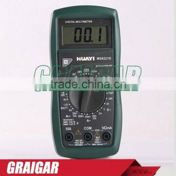 MS8221D Digital Multimeter Portable Electrical Instrument Voltage Current Resistance Tester