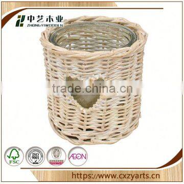 Cheapest Accept OEM Rustic Hinging Outdoor Willow Wicker Basket no Handles photo-6