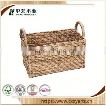 stand Unique designed large round wicker basket no handles
