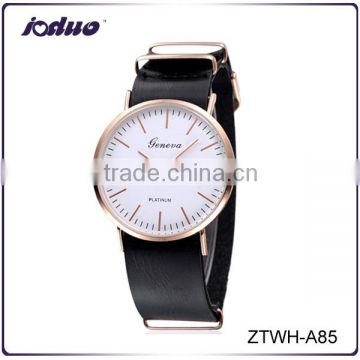 Top Quality Mixed Color Siamese Leather Watch Design