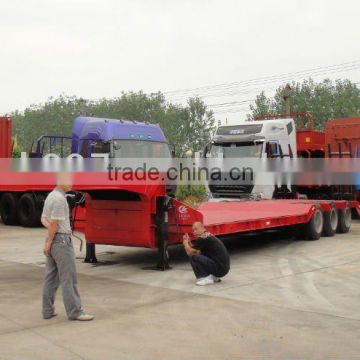 low-bed semi trailer