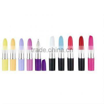 Novelty promotional lipstick ballpoint pen