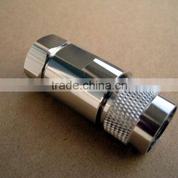 N Male Coaxial Connector for 1/2" Feeder Cable