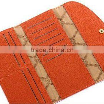 2012 multi-color PU leather wallet