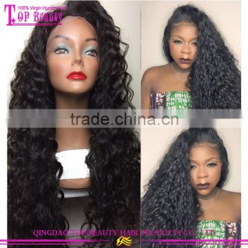 Natural Looking Africa Curly Wig Side Part Brazilian Lace Front Loose Curly Wig For Black Women