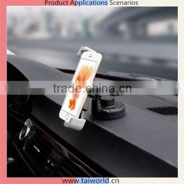 Mobile mount on car desk table dashboard smartphone accessory stand