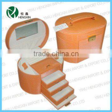 PU cosmetic case,jewelry box,makeup box